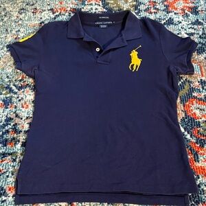 Ralph Lauren Skinny Polo Shirt with large logo